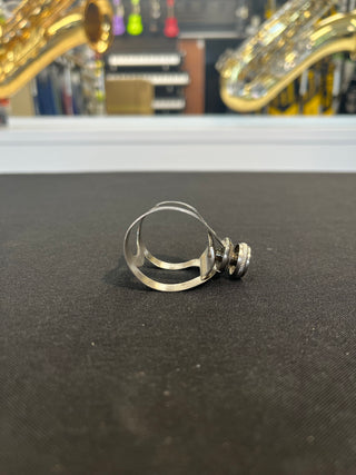 Ligature Saxophone Tenor Metal 1 Vis Usagée