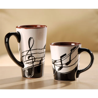 Tasse à Café Latté Note de Musique - Petite
