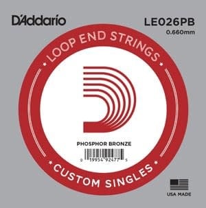 CORDE GUITARE ACOUSTIQUE PHOSPHOR BRONZE LOOP LE026PB