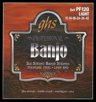 Banjo 6-string set.Stainless s