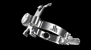 Ligature JLV pour Clarinette Sib/La - Plaquée Argent