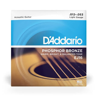Cordes Guitare Acoustique D'addario Phosphor Bronze EJ26