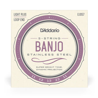 Cordes Banjo D'Addario 5 Cordes Stainless Steel