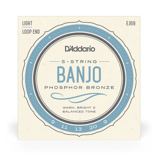 D'Addario 5-String Banjo Strings Phosphor Bronze