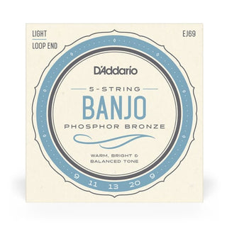 D'Addario 5-String Banjo Strings Phosphor Bronze