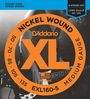 Cordes guitare basse D'Addario Nickel Wound