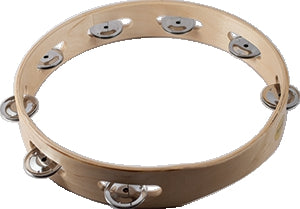 Mano 10" Wooden Tambourine