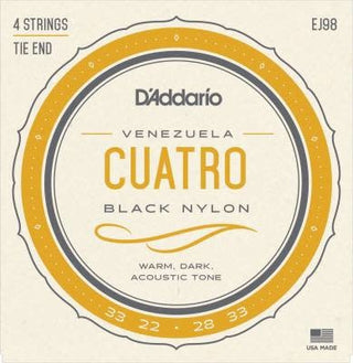 Cordes Cuatro Venezuela D'Addario J98 4 cordes