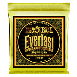 Ernie Ball Everlast Coated 80/20 Bronze Acoustic Guitar Strings