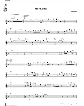 Intermediate Jazz Conception, Clarinette