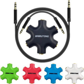  Diviseur Audio Hexagonal 1/8" 