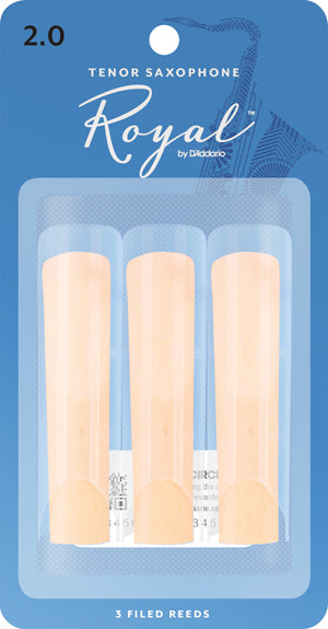 Rico Royal Tenor Saxophone Reeds (3)