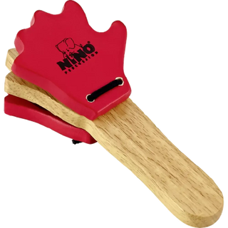 Castagnette Nino Forme de Main en Bois