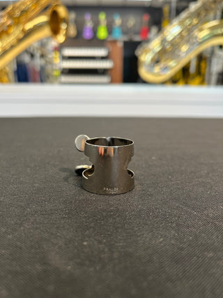 Ligature Saxophone Alto BG Plaquée Argent Usagée