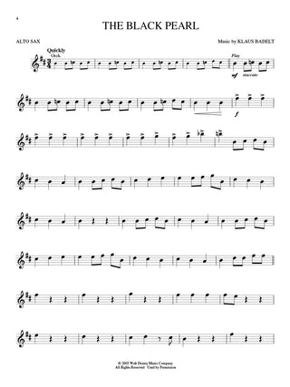 Pirates of the Caribbean, Alto Saxophone
