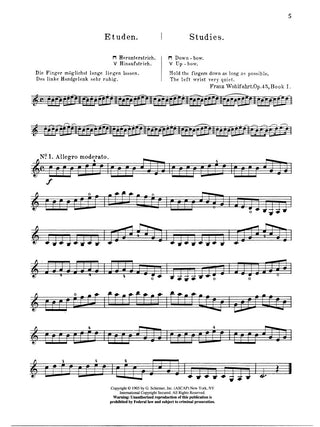 60 Études, Op. 45 (Intégrale) - Violon
