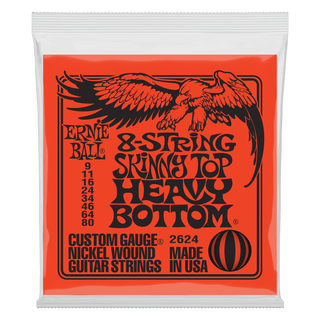 Ernie Ball Nickel Wound 8 String Electric Guitar Strings