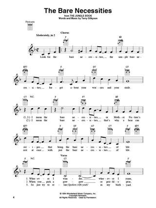 Disney Hits for Ukulele