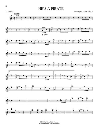 Pirates of the Caribbean, Alto Saxophone