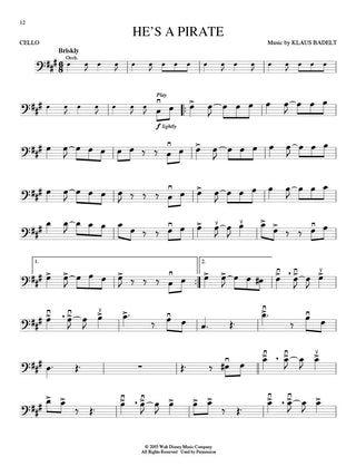 Pirates des Caraïbes, Violoncelle