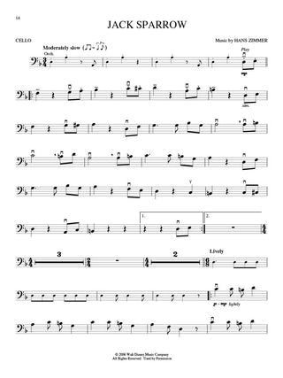 Pirates des Caraïbes, Violoncelle