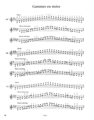 Gammes et Arpèges Pour Violon