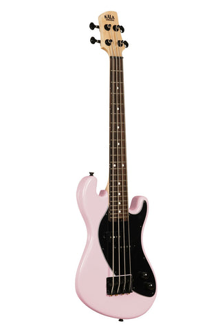 Kala Solid Body 4-String Fretted U-BASS With Gig Bag, Jet Black