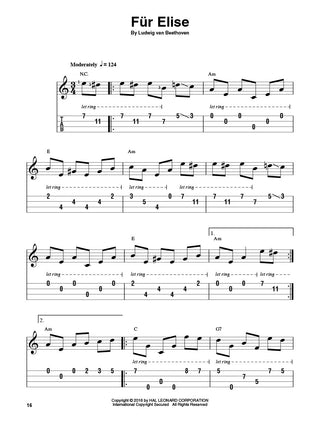 Thèmes Classiques, Ukulélé Play-Along Vol. 33