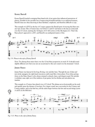 Jazz Improvisation for Guitar (A Melodic Approach)