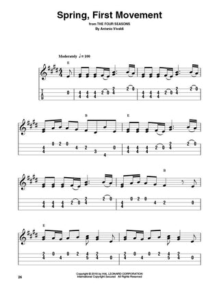 Thèmes Classiques, Ukulélé Play-Along Vol. 33