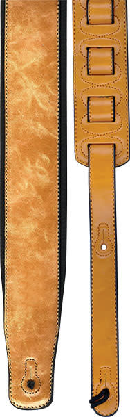 Profile 2.8" Soft Leather Guitar Strap - Tan