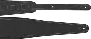 Courroie Basse Profile 3.5" en Cuir Noir