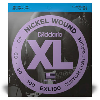 Cordes guitare basse D'Addario Nickel Wound