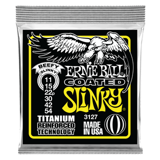 Cordes Guitare Électrique Ernie Ball Slinky Coated Titanium