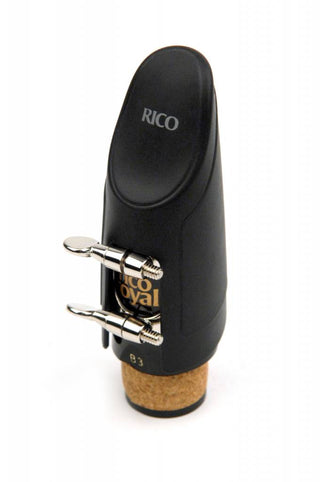 Ligature Clarinette Rico Nickel avec Couvre Bec