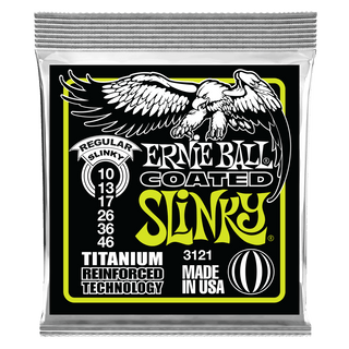 Cordes Guitare Électrique Ernie Ball Slinky Coated Titanium