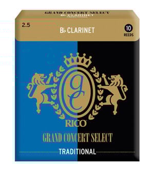 Anches Clarinette Sib Rico Grand Concert - Boîte de 10