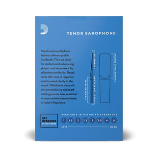 Anches Saxophone Ténor Rico Royal 