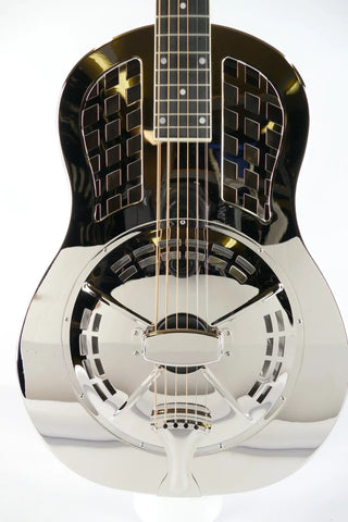 Republic Delta Rocket Polished Nickel  Reso-Phonique Guitare
