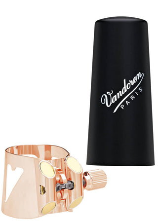 Vandoren Optimum Alto Saxophone Ligature (Pink Gold)