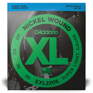 Cordes guitare basse D'Addario Nickel Wound