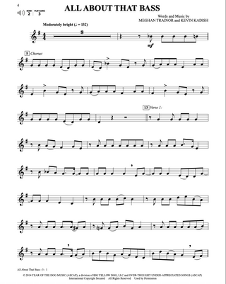 Top Hits de TV, Films & Comédies Musicales Solos Instrumentals, Trompette