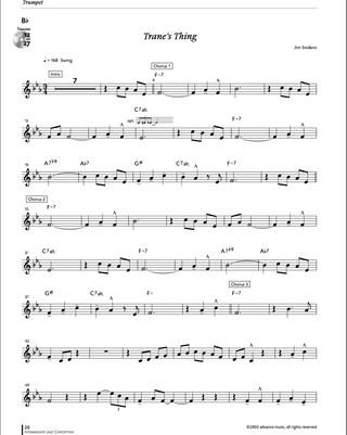 Intermediate Jazz Conception, Trompette