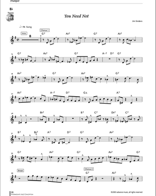 Intermediate Jazz Conception, Trompette
