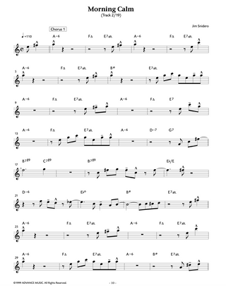Conception Jazz Facile, Sax Alto / Sax Baryton