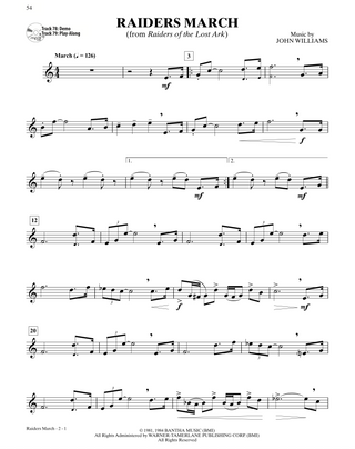 Ultimate Movie Instrumental Solos, Tenor Sax