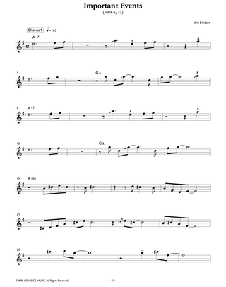 Easy Jazz Conception, Tenor Sax / Soprano Sax
