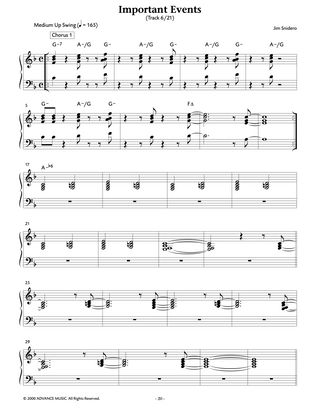 Easy Jazz Conception, Piano Comping
