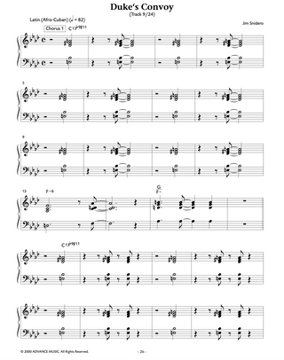 Easy Jazz Conception, Piano Comping