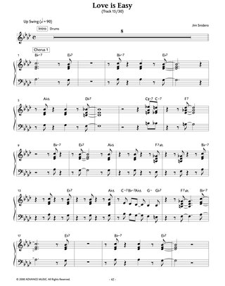Easy Jazz Conception, Piano Comping